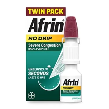 Afrin No Drip Severe Congestion Nasal Spray 12 Hour Relief