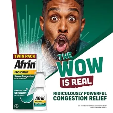 Afrin No Drip Severe Congestion Nasal Spray 12 Hour Relief