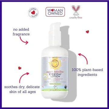 California Baby Super Sensitive Unscented Lotion 100% Plant-Based