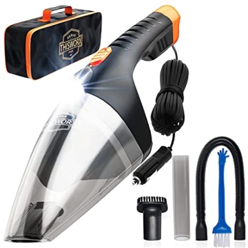 ThisWorx Car Vacuum Cleaner 2.0 - Portable & Powerful