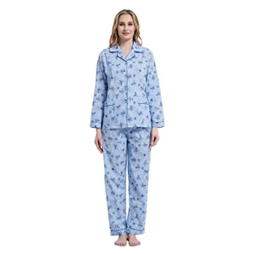 Amaxer Women's Soft Cotton Pajama Sets for All Seasons