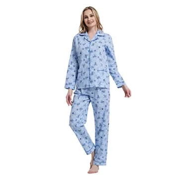 Amaxer Women's Soft Cotton Pajama Sets for All Seasons