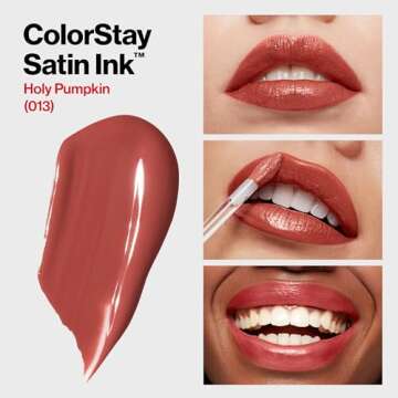 Revlon ColorStay Satin Ink Liquid Lipstick, Longwear Rich Lip Colors, Formulated with Black Currant ...