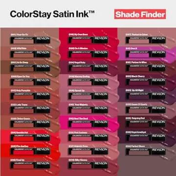 Revlon ColorStay Satin Ink Liquid Lipstick, Longwear Rich Lip Colors, Formulated with Black Currant Seed Oil, 013 Holy Pumpkin, 0.17 fl oz
