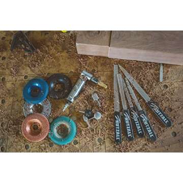 Kutzall 5-Piece Rotary Burrs - Durable Woodworking Tools