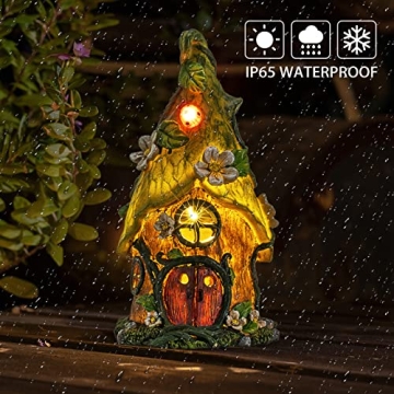 AIINY 11-Inch Solar Garden Gnome for All Occasions