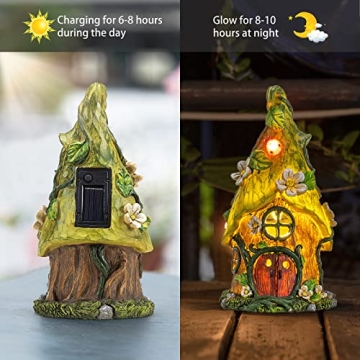 AIINY 11-Inch Solar Garden Gnome for All Occasions