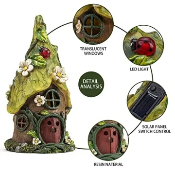 AIINY 11-Inch Solar Garden Gnome for All Occasions