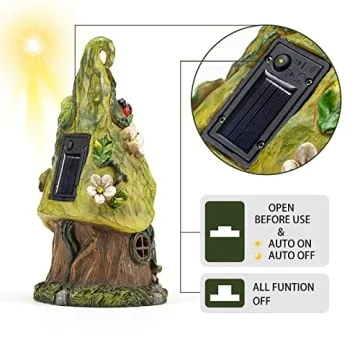 AIINY 11-Inch Solar Garden Gnome for All Occasions