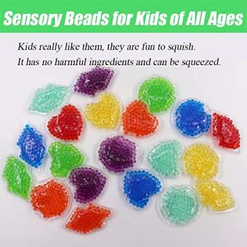 Small Ice Packs, Boo Boo Ice Packs for Injuries Reusable Hot Cold Packs Bulk Cold Compress for Pain Relief, Various Color, 8 Pack (Multicolored A)