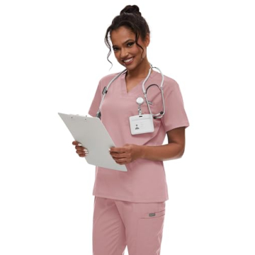 Comfortable Women's Medical Scrubs Set for Healthcare