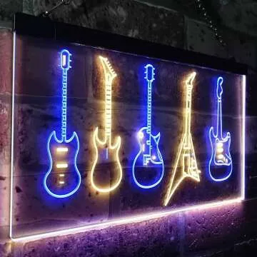 LED Neon Sign for Music Room Decor 24" x 16"