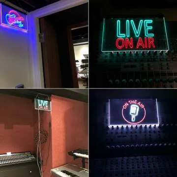 LED Neon Sign for Music Room Decor 24" x 16"