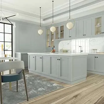 goldenwarm Matte Black Cabinet Knobs for Modern Homes