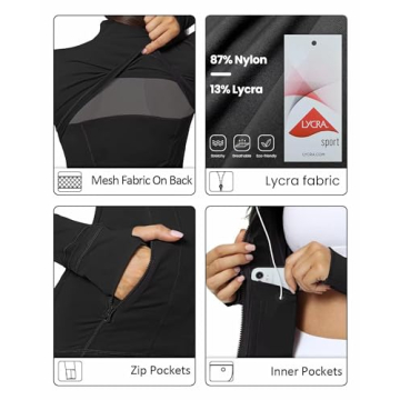 QUEENIEKE Cottony-Soft Full Zip Athletic Jacket for Women