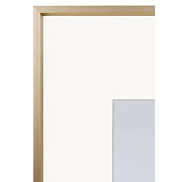 Frametory Gold Picture Frames Real Glass 16x20 with Mat