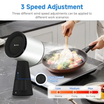 AMZCHEF Portable Range Hood for Indoor BBQ and Hot Pot