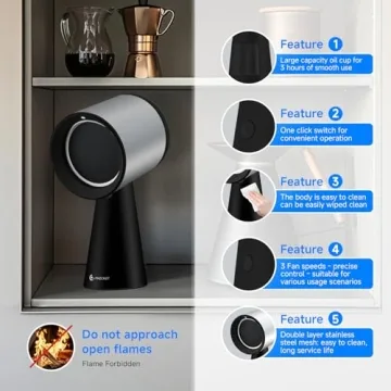 AMZCHEF Portable Range Hood for Indoor BBQ and Hot Pot