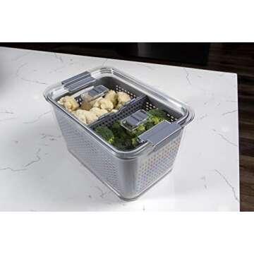 Kitchen Spaces Large Colander Bin for Fresh Produce