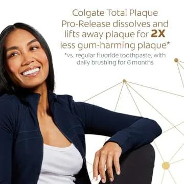 Colgate Total Plaque Pro Release Whitening Toothpaste, 3.0 Oz