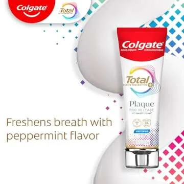 Colgate Total Plaque Pro Release Whitening Toothpaste, 3.0 Oz