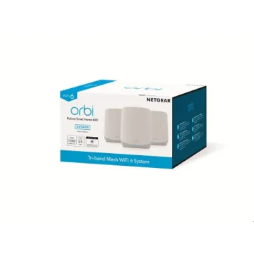 Netgear Orbi RBK763S WiFi 6 Mesh System 5.4Gbps Renewed