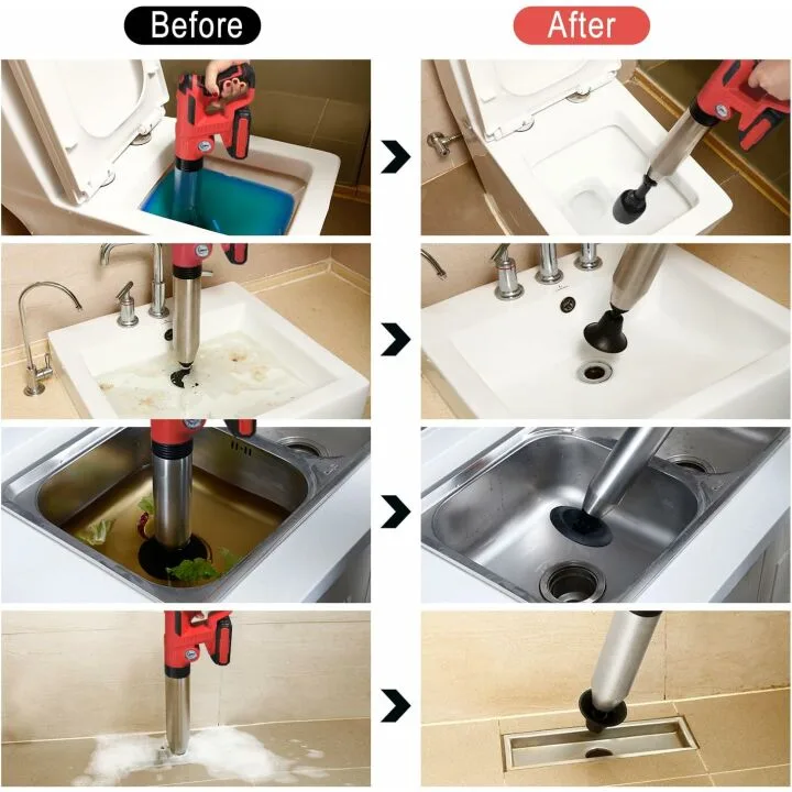 Electric Toilet Plunger - Heavy Duty Drain Cleaner