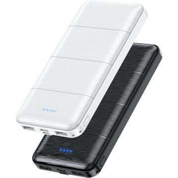 15000mAh Power Bank - Dual USB Fast Charger Pack