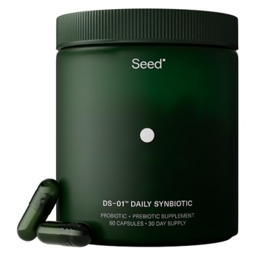 Seed DS-01 Daily Synbiotic Prebiotic Probiotic Supplement