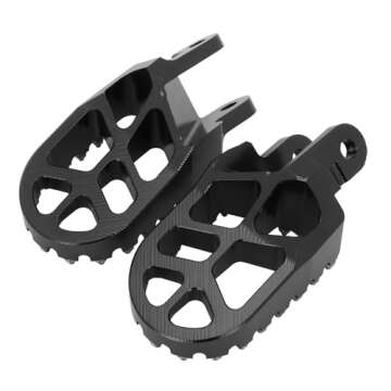 IUVWISN Dirt Bike Foot Pegs | Wider CNC Foot Rest for KLX 300 97-24
