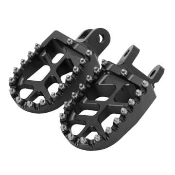 IUVWISN Dirt Bike Foot Pegs for KLX Models - Durable
