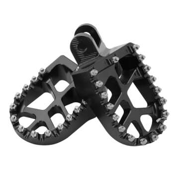 IUVWISN Dirt Bike Foot Pegs for KLX Models - Durable