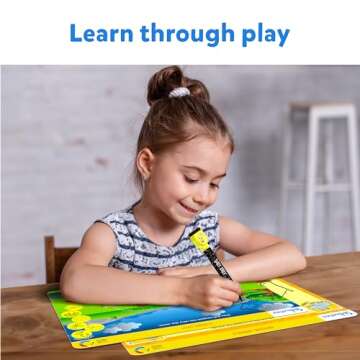 Skillmatics Educational Game - I Can Draw, Reusable Activity Mats with 2 Dry Erase Markers, Gifts for Ages 3 to 6