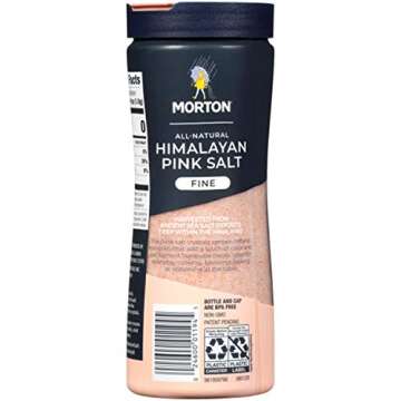Morton Himalayan Pink Salt: 17.6 Ounce Flavor Boost