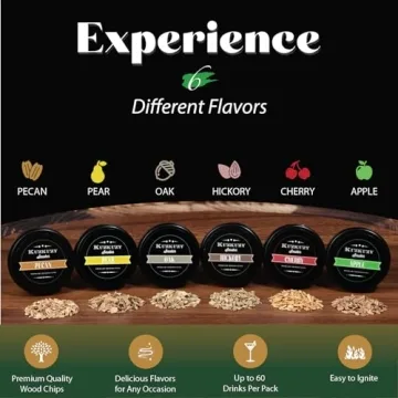 Cocktail Smoker Kit with Torch and Wood Chips for Whiskey Lovers