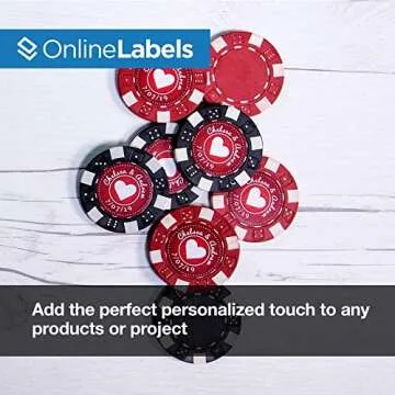 0.75 Inch Round Labels - Pack of 10,800 Circle Stickers, 100 Sheets - Inkjet/Laser Printer - Online Labels