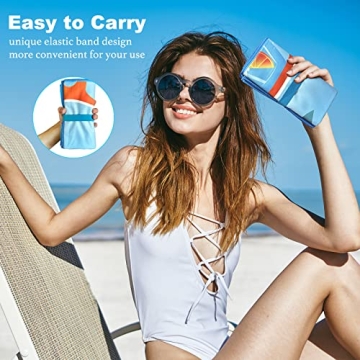 Quick Dry Microfiber Beach Towels - Travel Friendly