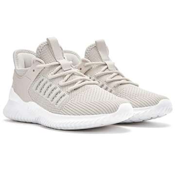 Akk Walking Shoes Women Workout Gym Tennis Sneakers Slip On Memory Foam Comfortable Lightweight Fashion Shoes Tan Size 8.5