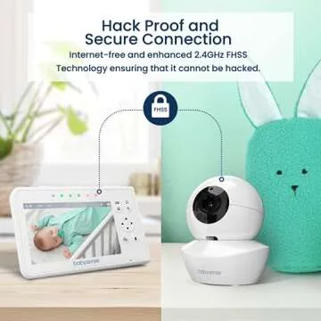 Babysense Baby Monitor with Dual Cameras and Audio