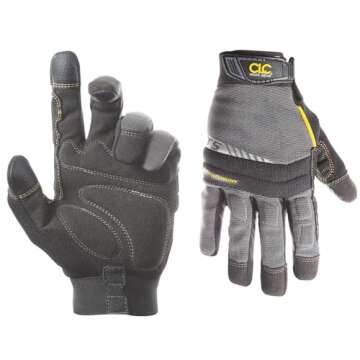 Custom Leathercraft 125M Handyman Flex Grip Work Gloves for Tough Outdoor Tasks