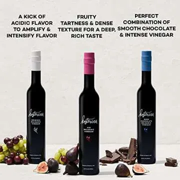 Kosterina - Olive Oil & Balsamic Vinegar Tasting Set, 100% Pure Early Harvest Greek EVOO, Authentic Mediterranean Flavors, Incredible Taste, Cold-Pressed in Small Batches, Superfood (12.7 oz, 6-Pack)
