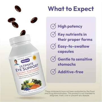 Andrew Lessman Ultimate Eye Support Softgels for Healthy Vision