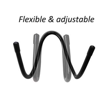 Folytiy Cowboy Hat Rack for Wall Hat Holder Organizer Western Hat Hanger Hooks Cap Wall Mount Storage (2)