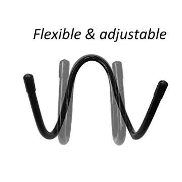 Folytiy Cowboy Hat Rack for Wall Hat Holder Organizer Western Hat Hanger Hooks Cap Wall Mount Storage (2)