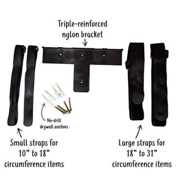 The All-in Wonder Mount by Mount Genie (1-Pack): The Easiest Wall Mount for Any Component Routers Modems Xbox PlayStation DVRs | One Size Fits All | Stronger for 2022 | Home and Business (Black)