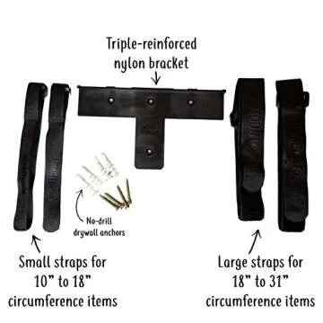 The All-in Wonder Mount by Mount Genie (1-Pack): The Easiest Wall Mount for Any Component Routers Modems Xbox PlayStation DVRs | One Size Fits All | Stronger for 2022 | Home and Business (Black)