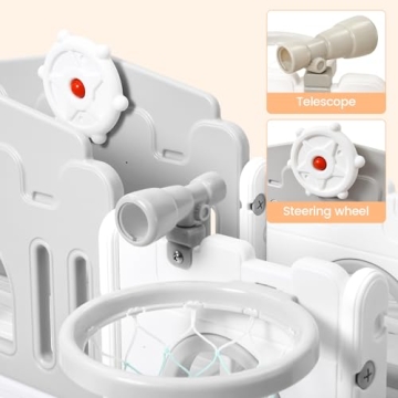 GarveeLife 8-in-1 Toddler Indoor Playground for Ages 1-3