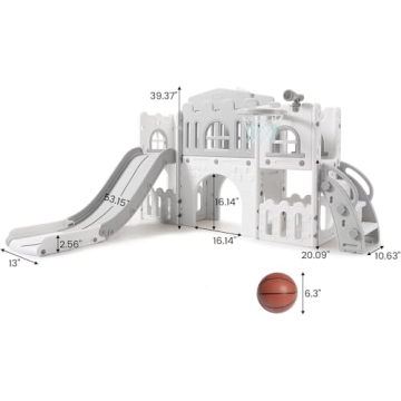 GarveeLife 8-in-1 Toddler Indoor Playground for Ages 1-3