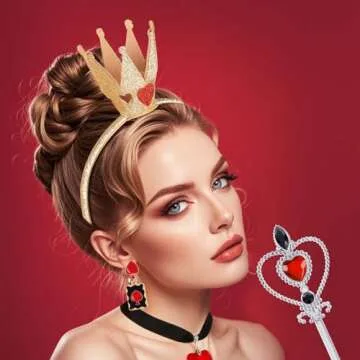ZIZWO Queen of Hearts Accessories Set for Dress Up
