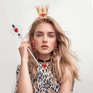 ZIZWO Queen of Hearts Accessories Set for Dress Up